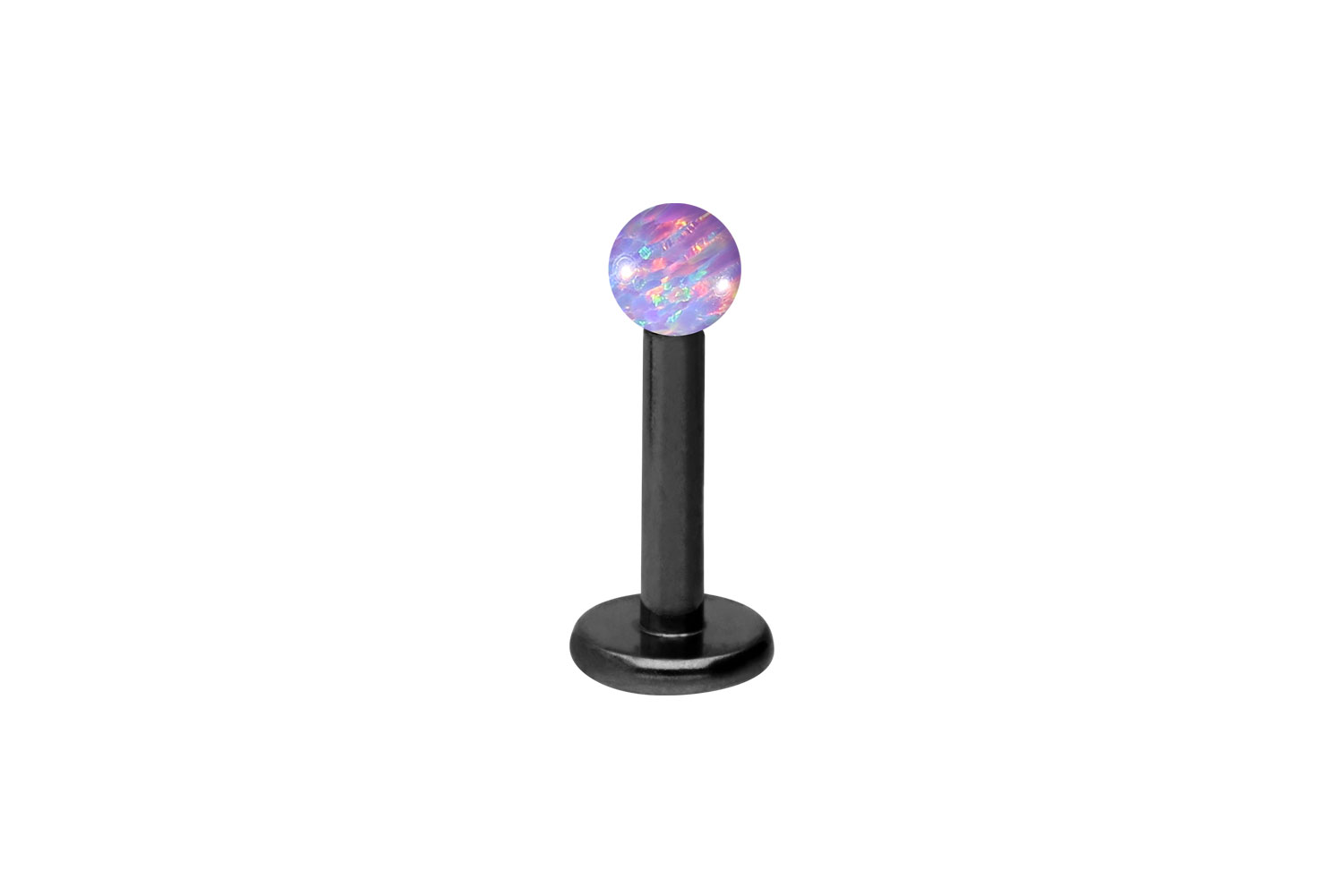Chirurgenstahl Labret Piercing SYNTHETISCHER OPAL